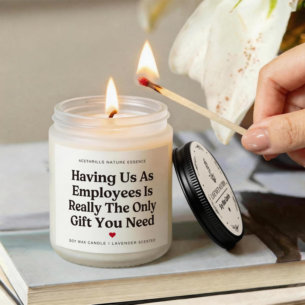 Boss Gifts for Women Men - 7 Oz Lavender Scented Candle