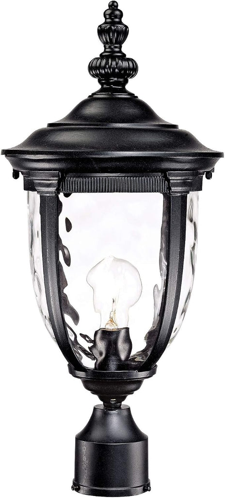 Bellagio 21 1/4" High Country Traditional Outdoor Post Light Fixture Pole Porch House Exterior Lantern Weatherproof