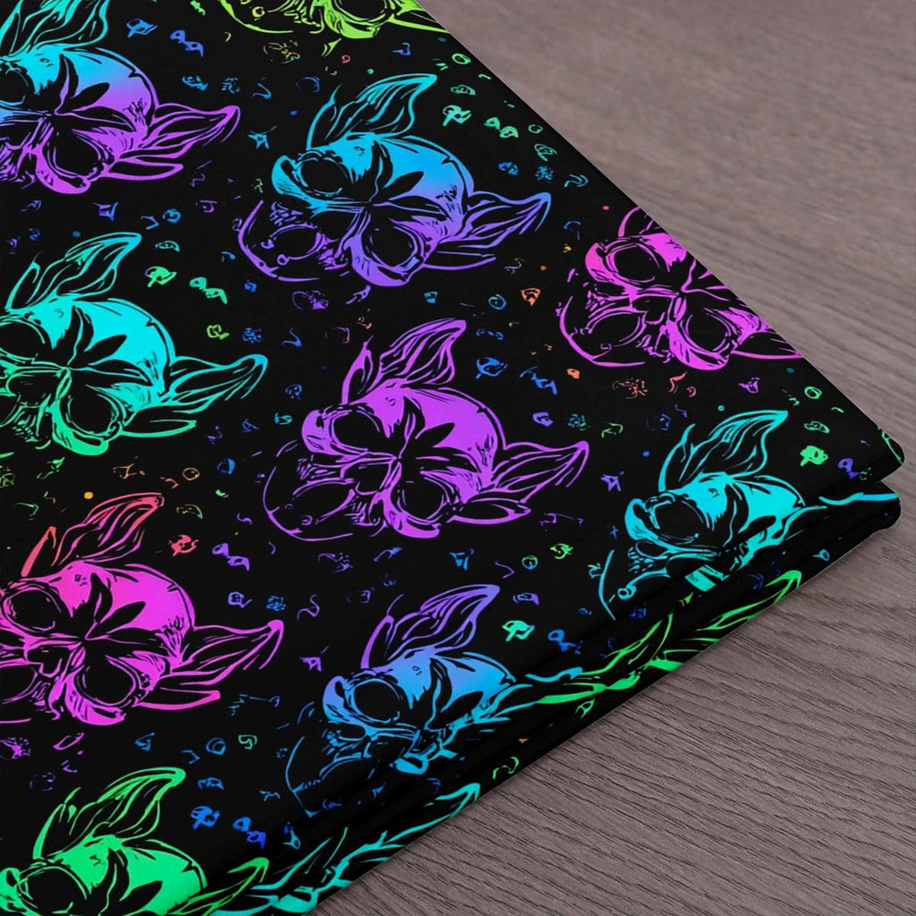 Bat Fabric By The Yard, Halloween Upholstery Fabric, Sugar Skull Decorative Fabric, Galaxy Stars Moon Indoor Outdoor