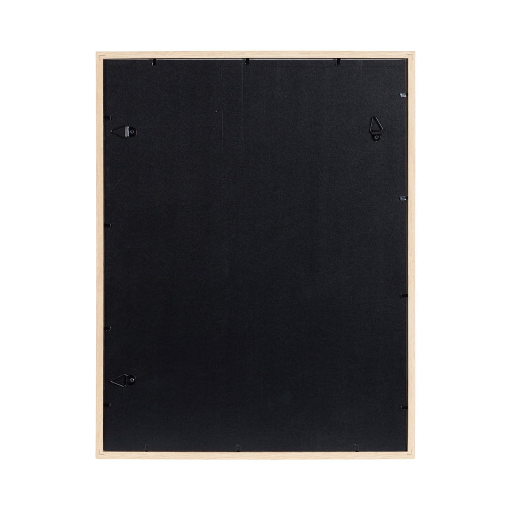 Gibson Modern Wall Picture Frame Set of 3; 14x18 matted to 11x14; White and Natural; Modern Three-Piece Frame Set for