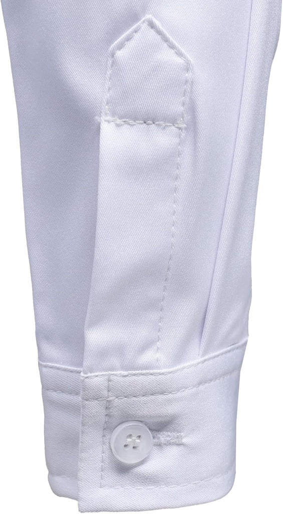 Boys Stretch Wrinkle Free Dress Shirt Long Sleeve Button Down Shirt