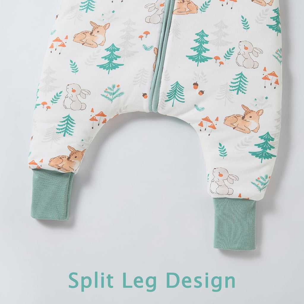 2.5 TOG Baby Sleep Sack Long Sleeve Split Leg Winter Wearable Blanket