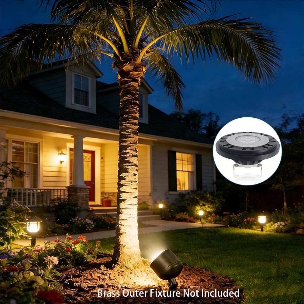 PAR36 LED Bulb Low Voltage Landscape Lighting Garden Spotlights | Yard Illumination Trees Uplight Outdoor Well Lights