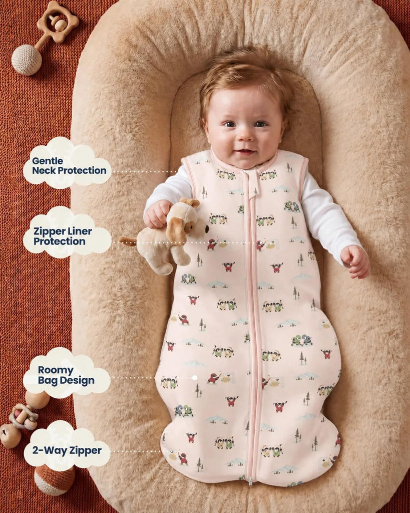 Baby Sleep Sack 2.5Tog Wearable Blanket Baby Cotton Sleeping Bag