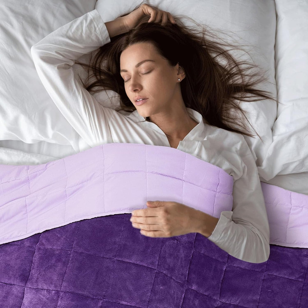 Soft Weighted Blanket, Dark Grey, 48 * 72 10LBS