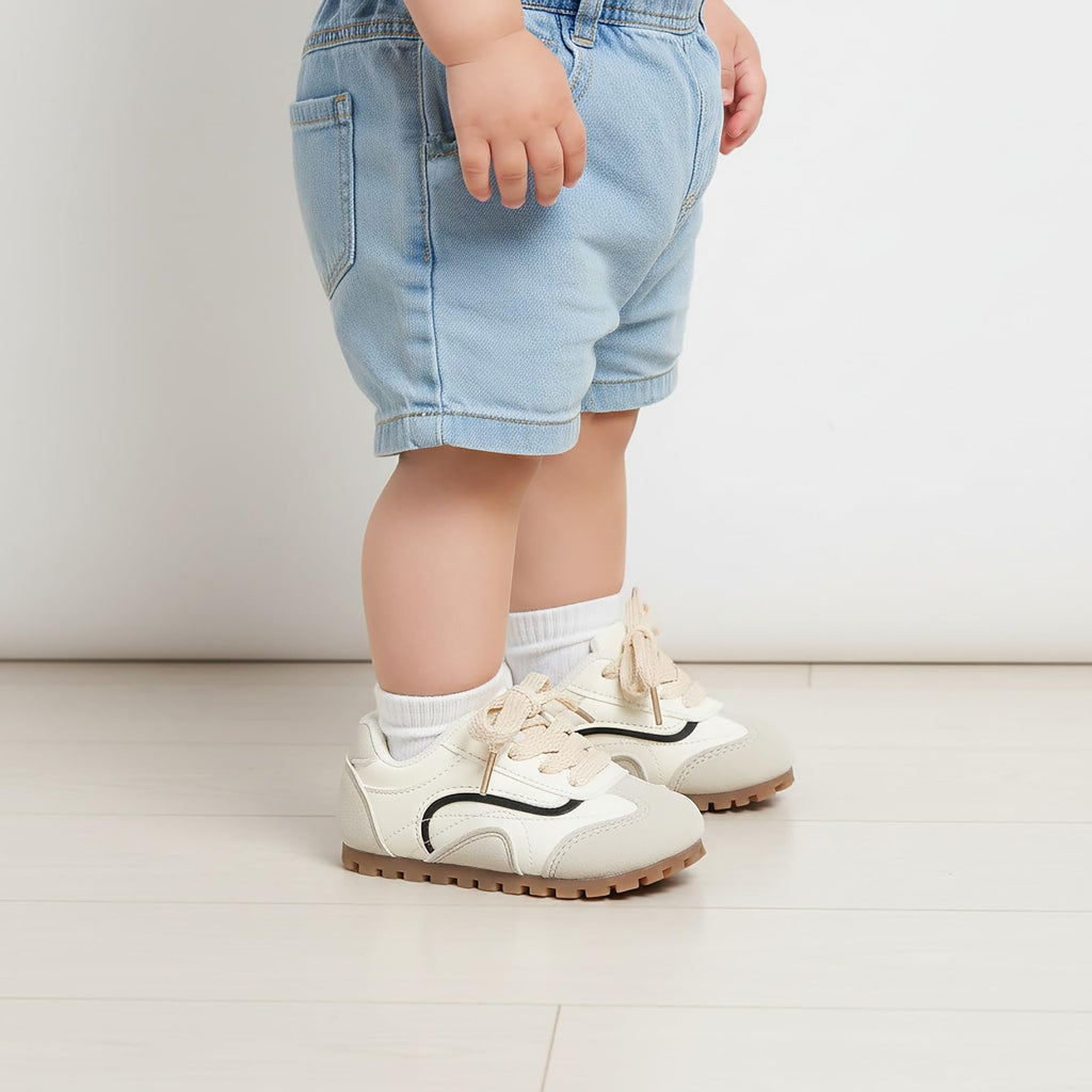 Baby Walking Shoes for Boys Girls Soft Non-Slip Infant Sneakers Lightweight Breathable First Walker Shoes for 6-24
