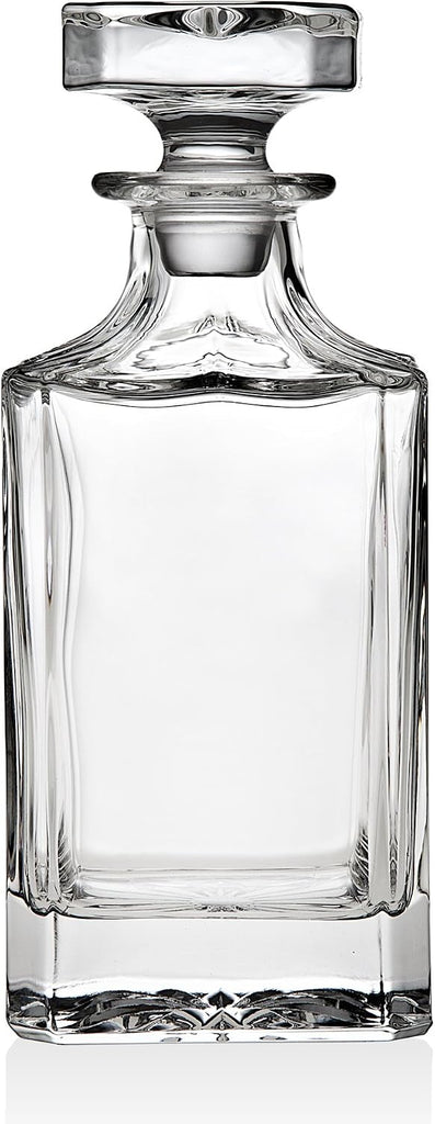 Whiskey Decanter for Liquor Scotch Bourbon Vodka or Wine - 750ml