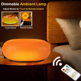 Orange Donut Table Lamp,Dount Light Lamp Ambient Lighitng,Aesthetic Touch Table Lamps,Modern Cute Desk Lamps Bedroom
