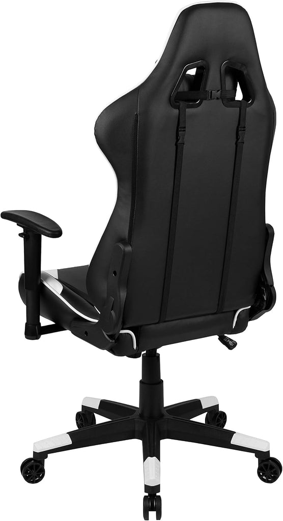 X20 Fully Reclining LeatherSoft Racing Style Gaming Chair with Headrest, Lumbar Pillows, Ergonomic Swivel Computer
