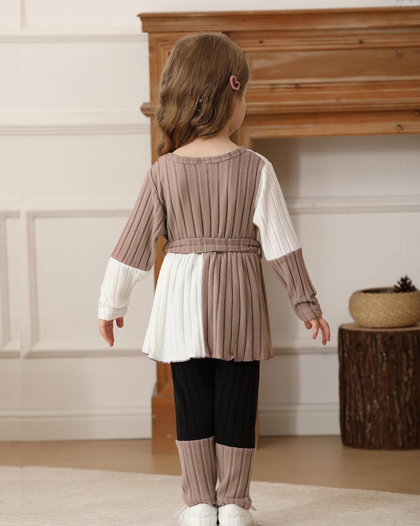 Toddler Baby Girl Clothes Fall Winter Outfit Soft Pants Sets 6M
