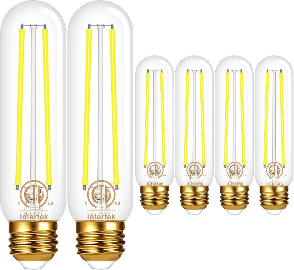 E26 T10 Edison LED Light Bulbs 40W Equivalent 5000K Daylight