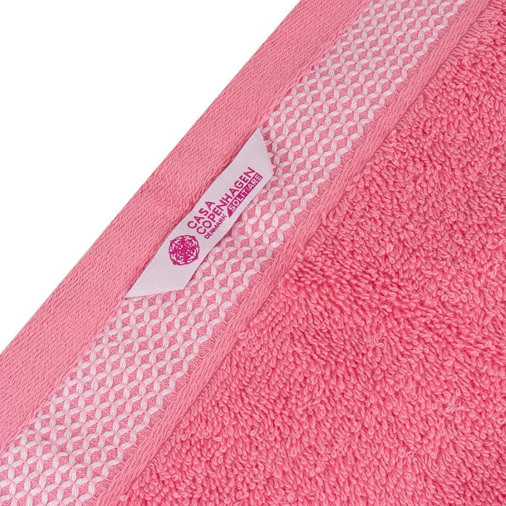 Solitaire 6Pcs 100% Egyptian Cotton Large Designer Towels Gift Set- Dusty Rose - Dusty Blue, 2Bath 2Hand 2Washcloths