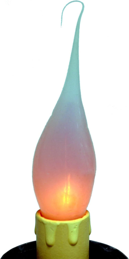 Silicone Dipped Flickering Flame Bulb, Country Style, Electric Candle Lamp Chandelier Light Bulbs, 3 Watt