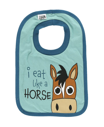 Animal-Print Baby Bibs, Cute Baby Shower Gifts, Eat Like a Horse