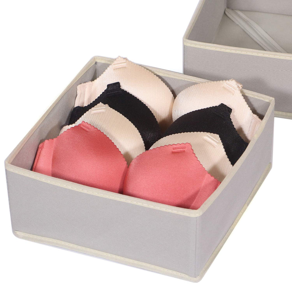 Foldable Cloth Storage Box Closet Dresser Drawer Organizer Fabric Baskets Bins Containers Divider for Clothes