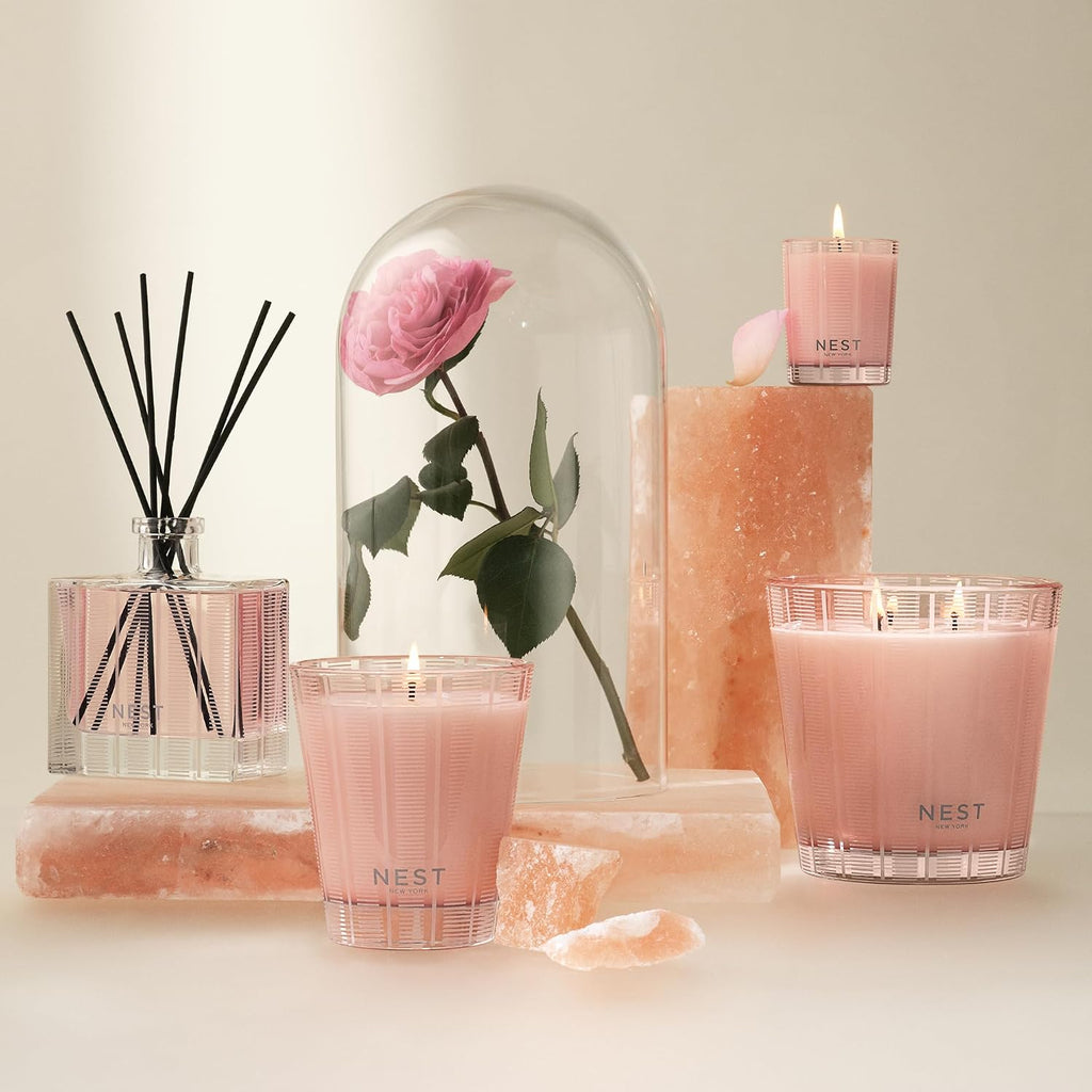 Reed Diffuser, Himalayan Salt & Rosewater - The Wellness Collection - 5.9 fl oz - Fragrance for Up to 90 Days - Set of 59