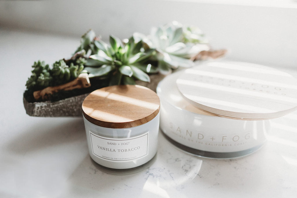 Scented Candle - Honey Tobacco - Additional Scents and Sizes - 100% Cotton Lead-Free Wick - Luxury Air Freshening Jar