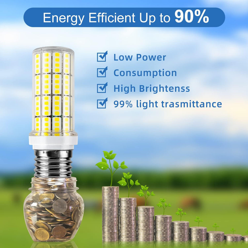 LED Corn Light Bulb 200w Equivalent 2500 Lumen 5000K Cool Daylight White 20W E26/E27 Base Ceiling Fan Led Light Bulb
