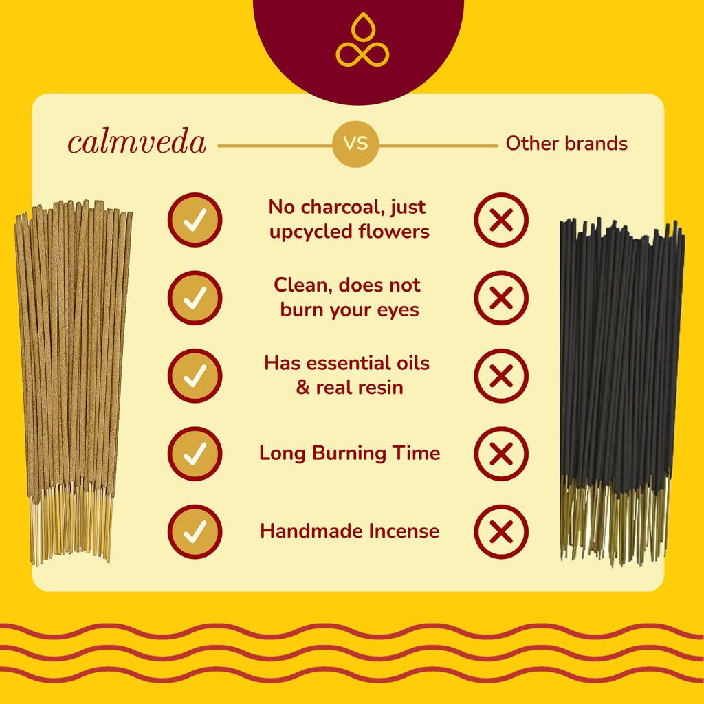 Mega Natural Incense Sticks - 12 Variants, 144 Insence-Sticks Bulk - Set of 144