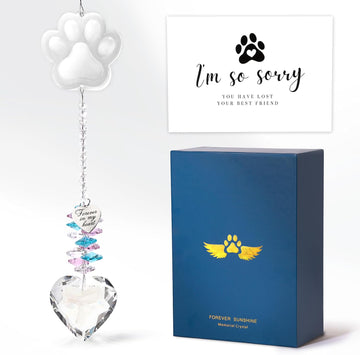 Dog Memorial Gifts for Loss of Dog Pet Sympathy Gift Suncatcher, Dog Memorial Gifts, Loss of Pet Memorial Keepsake