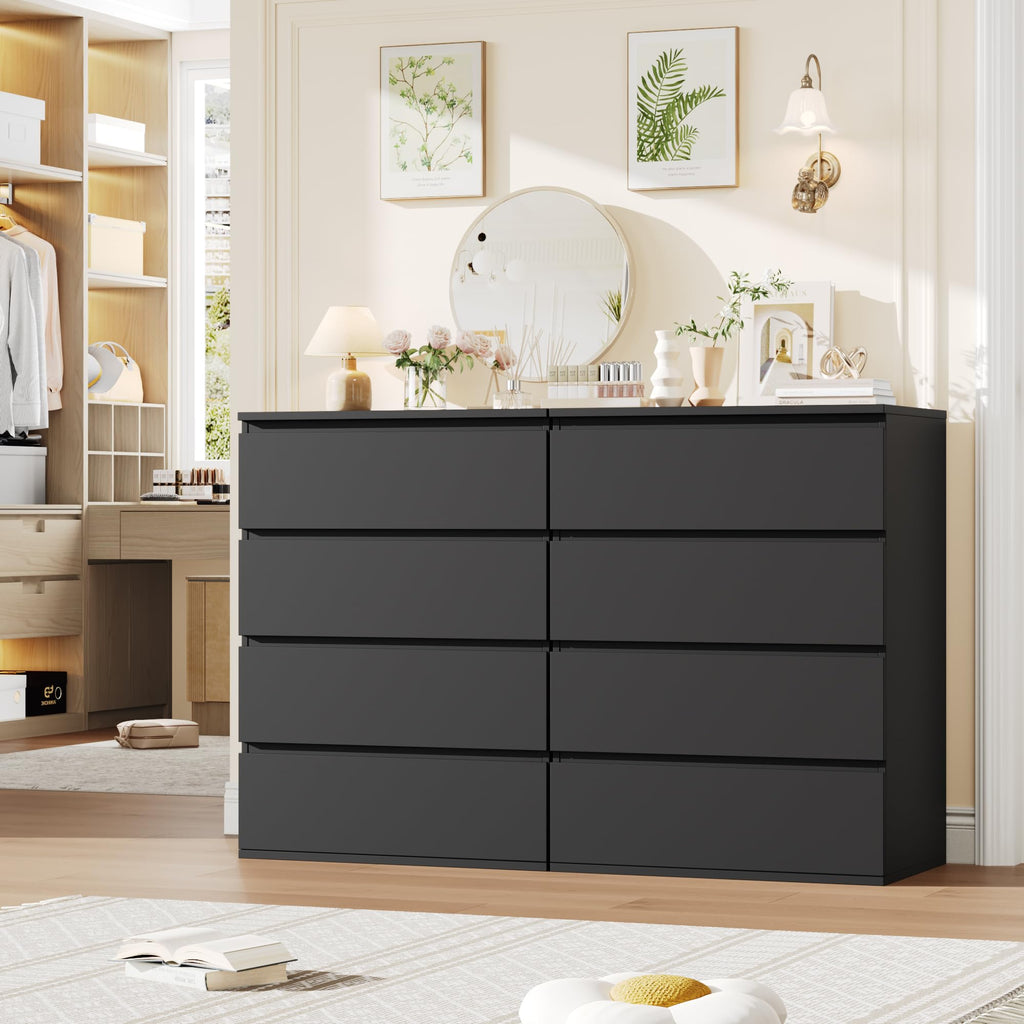 Black Dresser, Dresser, Small Dresser Chest of Drawers