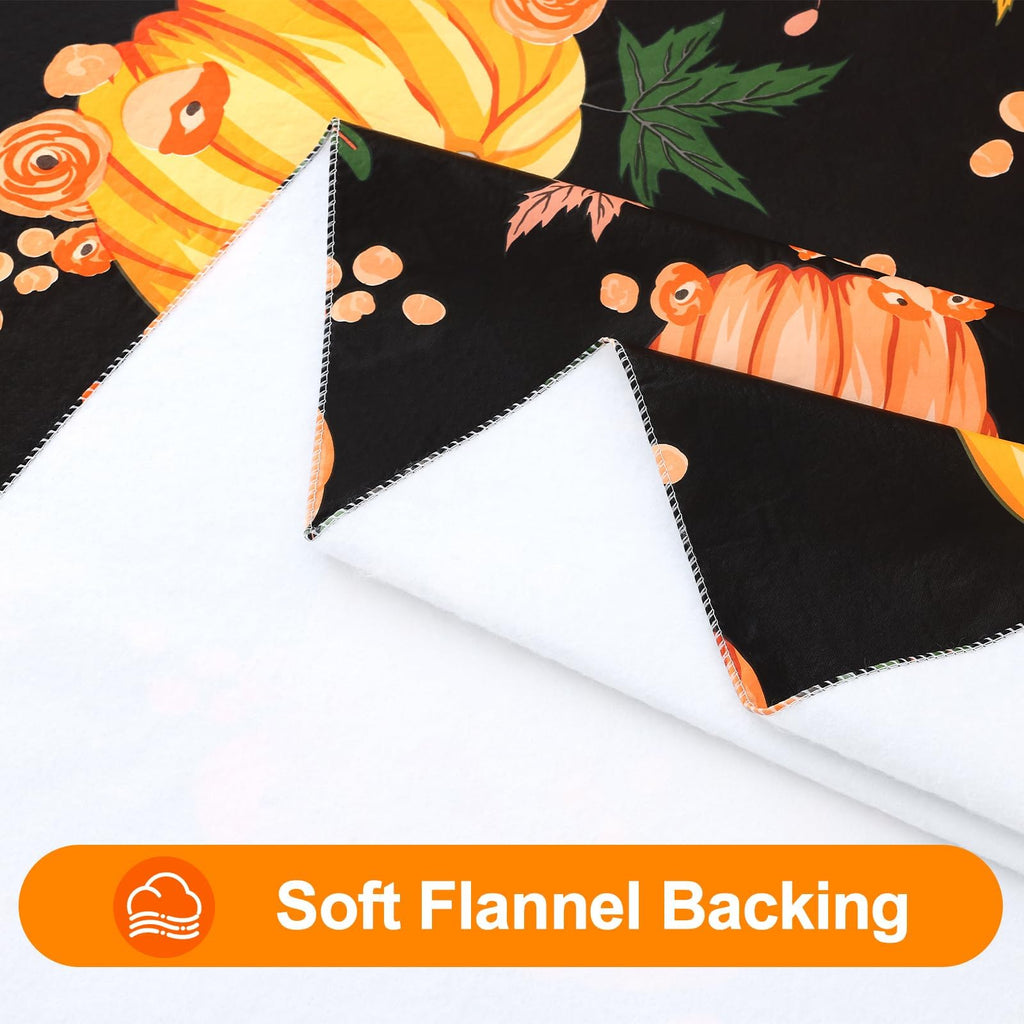 Halloween Waterproof Flannel Backed Vinyl Tablecloth, 60"x102"