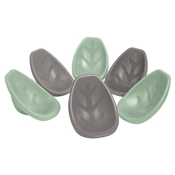 Leaf Floor Seat, Rocker Chair, Sage/Grey, 6-Piece