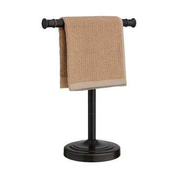 Oil Rubbed Bronze Hand Towel Holder Stand Countertop Towel Rack