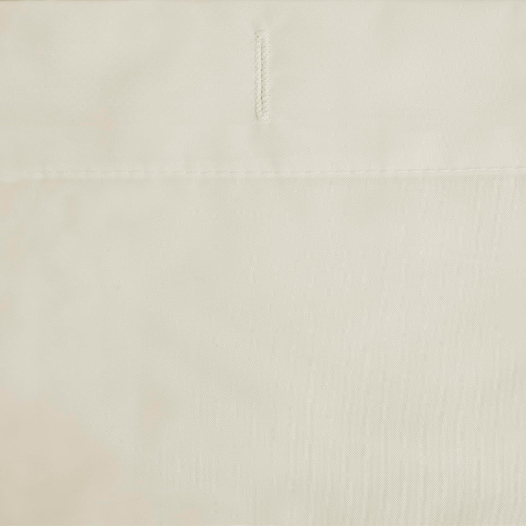 Water Repellent Shower Curtain Liner, Soft Microfiber Fabric Shower Liner or Curtain, Bone Colored, Machine