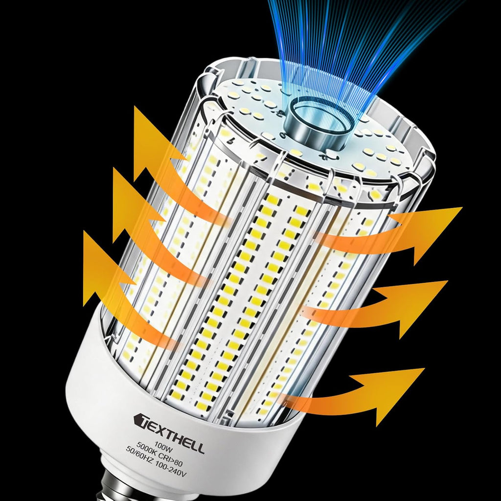 100W Led Corn Light Bulb E26/E39 Led Light Bulb 1000W Equivalent Corn Bulb