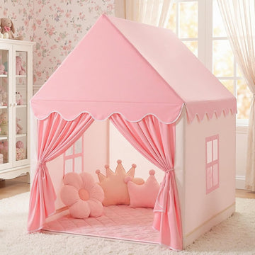 Kids Play Tent Girl Fairy Playhouse Indoor Castle Pink