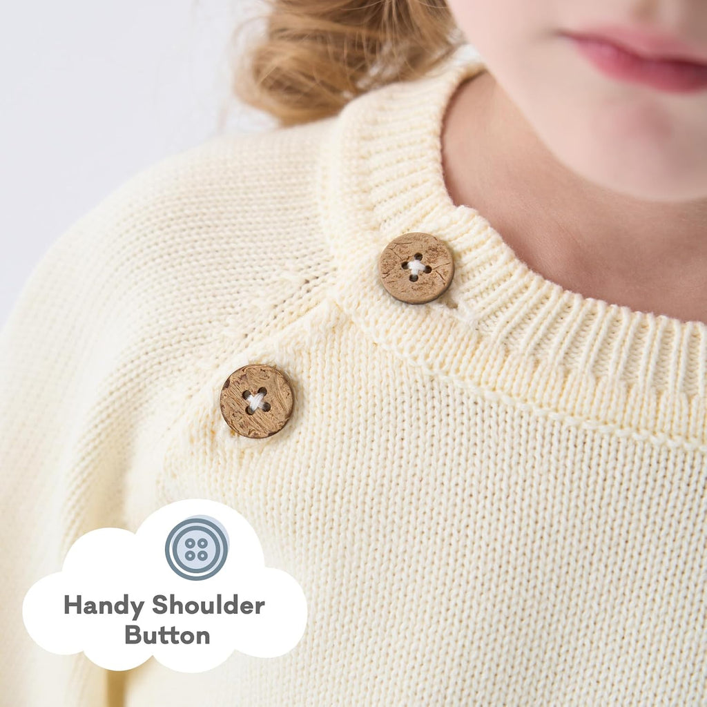 Baby Toddler Boy Girl Pullover Sweater Knit Warm Tops Cotton