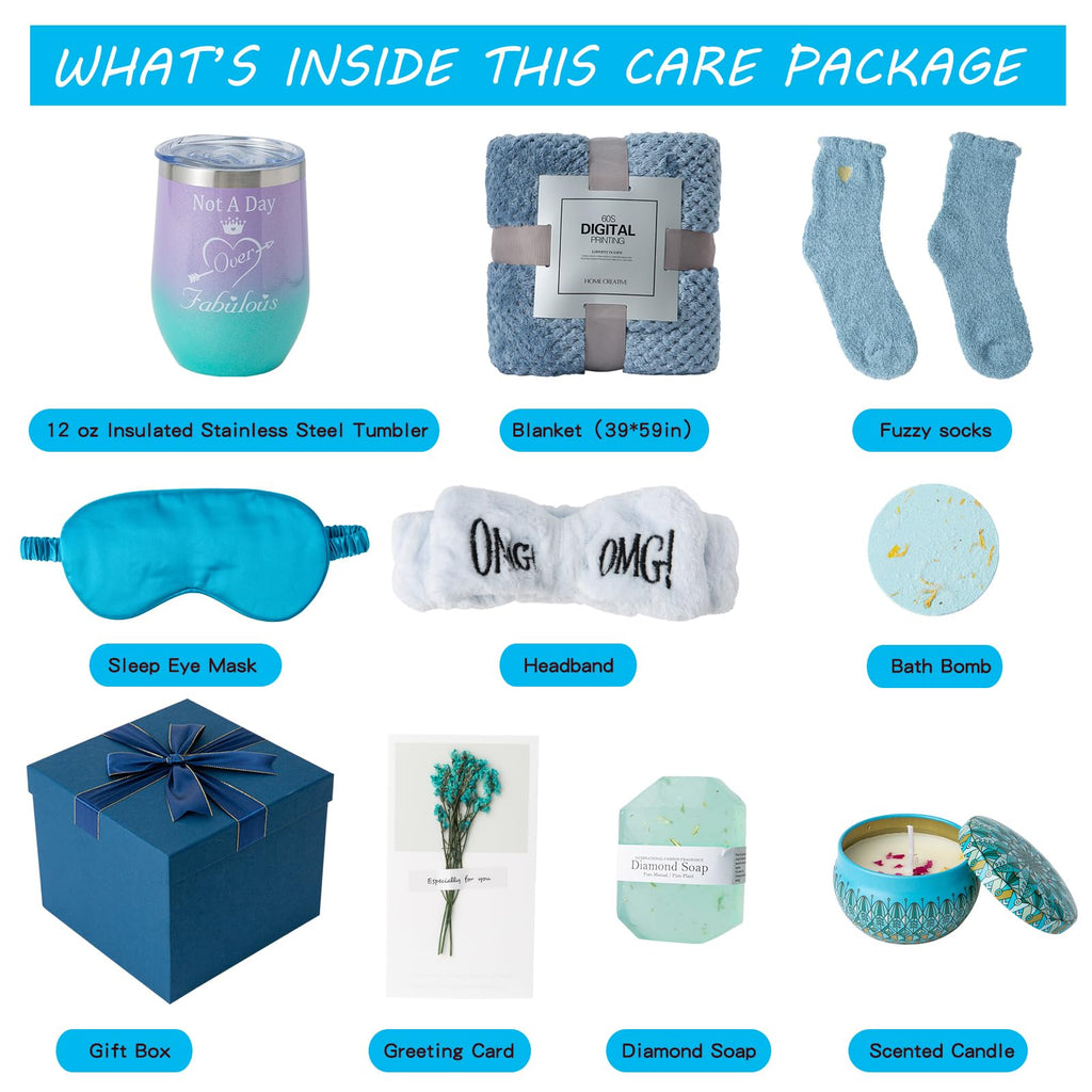 Gifts Basket for Women, Birthday Gifts for Women Birthday Presents Friendship Gifts Get Well Soon Gifts Self Care