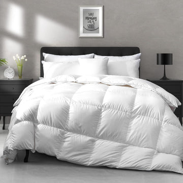 Lightweight Down Feather Fibers Comforter King