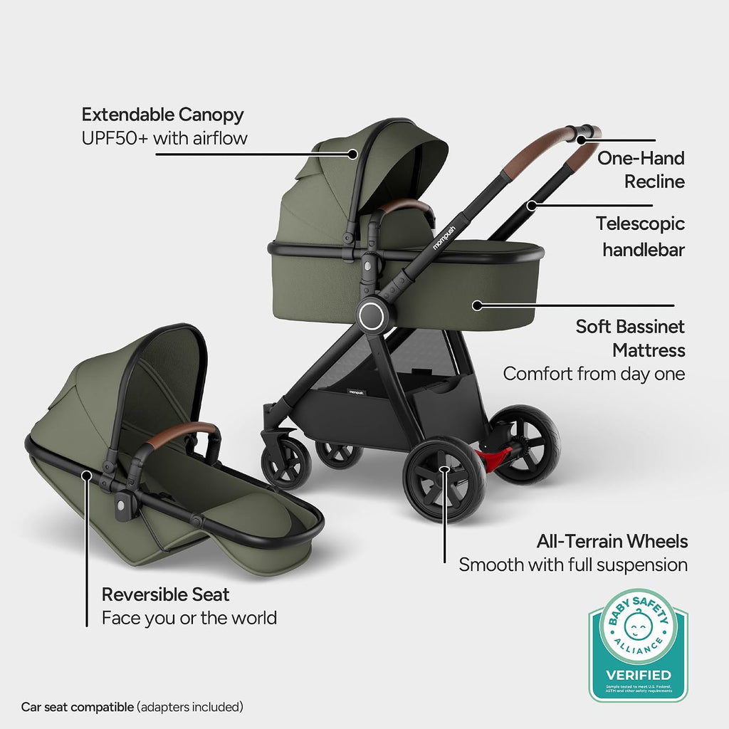 Ultimate2 Full-Size Stroller with Bassinet, Newborn to Toddler