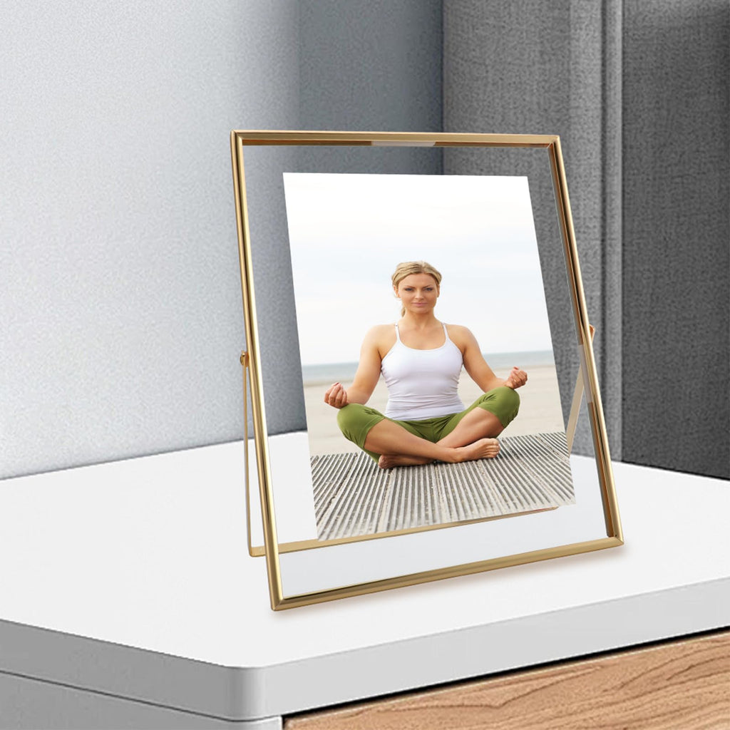Gold Floating Frame, 8"×10", Set of 2, Portrait