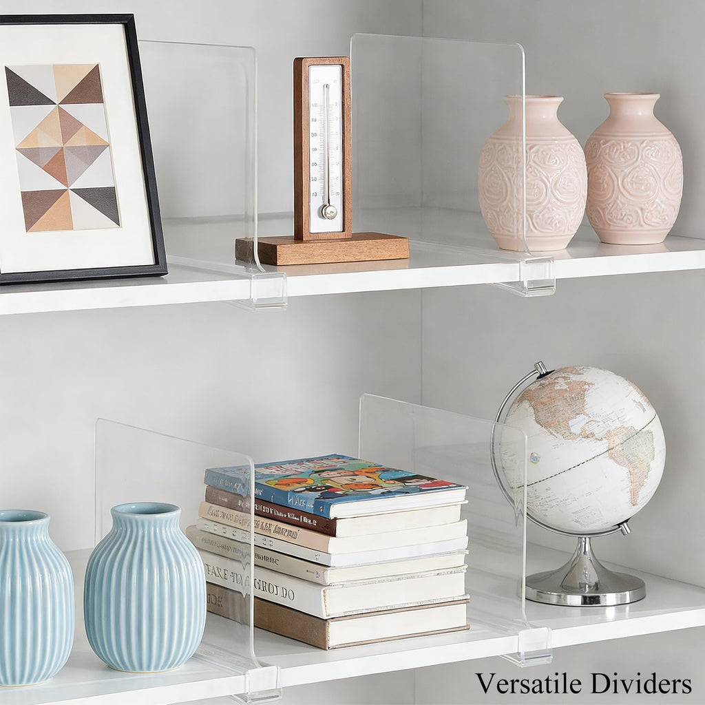 Acrylic Purse Organizer for Closet Shelf Dividers Organization Enthusiasts
