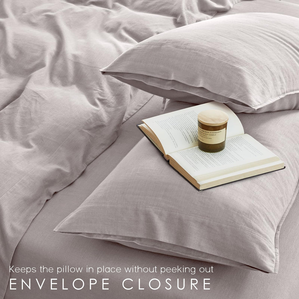 100% French Linen Sheets Queen Size Bed Sheets for Hot Sleepers