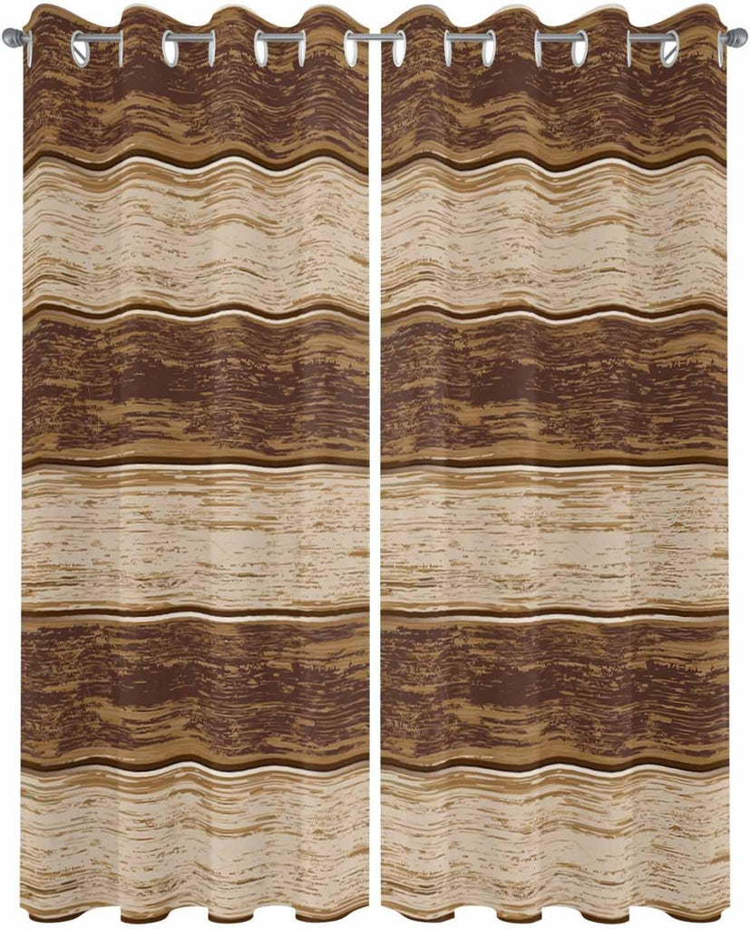 Outdoor Curtains Waterproof, Farmhouse Wood Grain Privacy Screen Outdoor Front Porch Decor, Grommet Outside Curtains