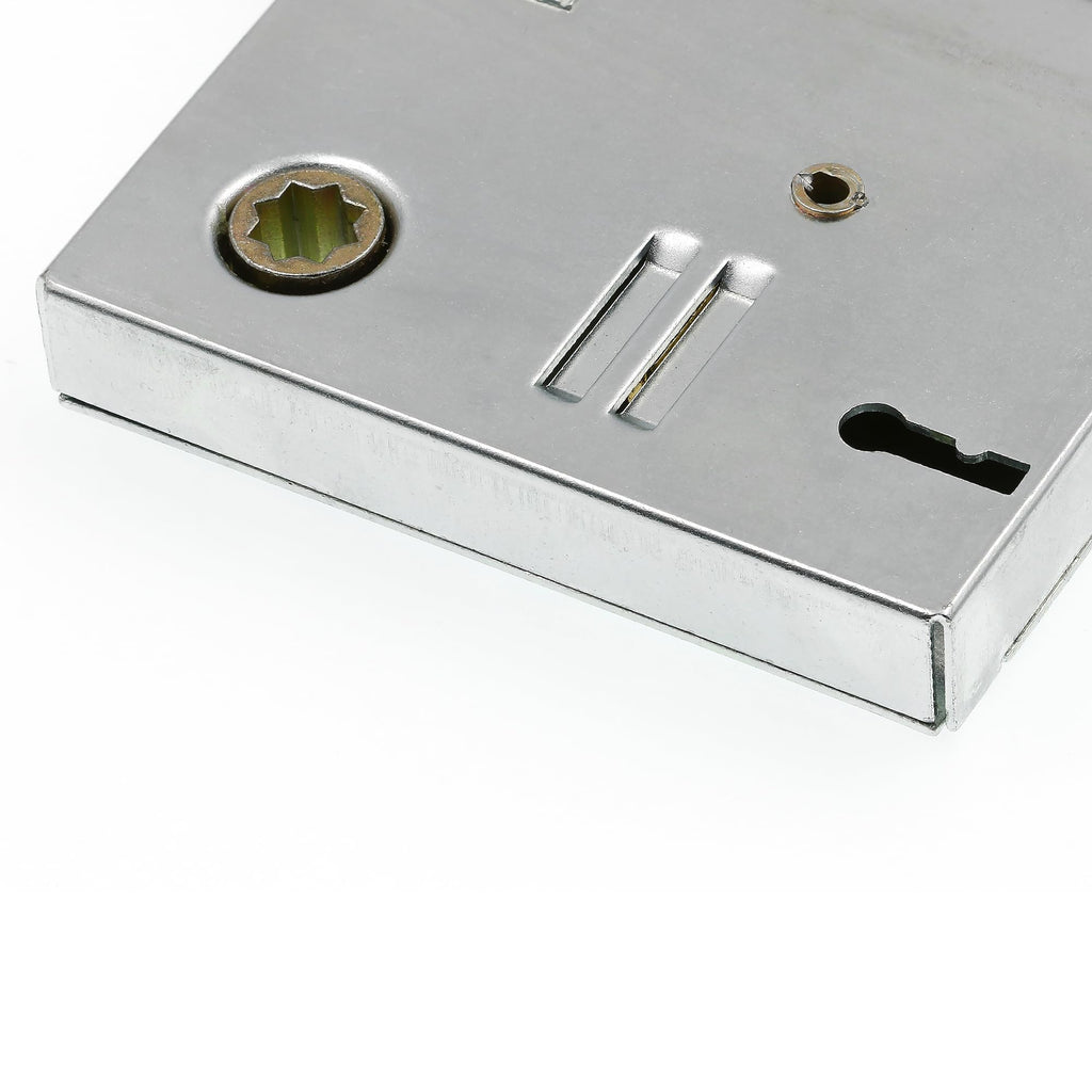 Keyed Mortise Lock Set, Satin Nickel Knob, Interior Doors