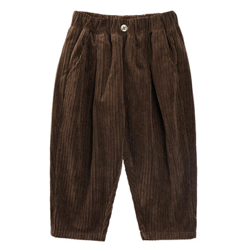 Toddler Boys Corduroy Baggy Wide Leg Pants