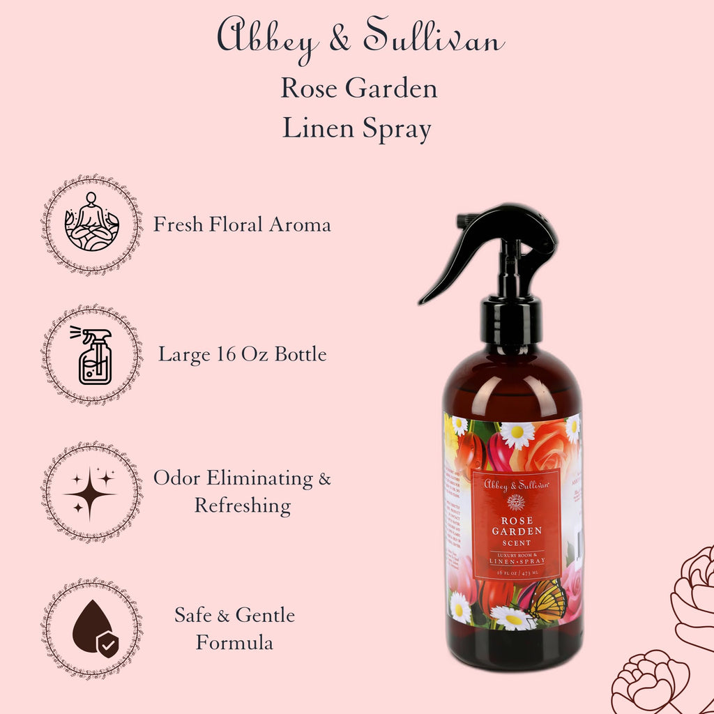 Linen Spray, Rose Garden, 16 oz