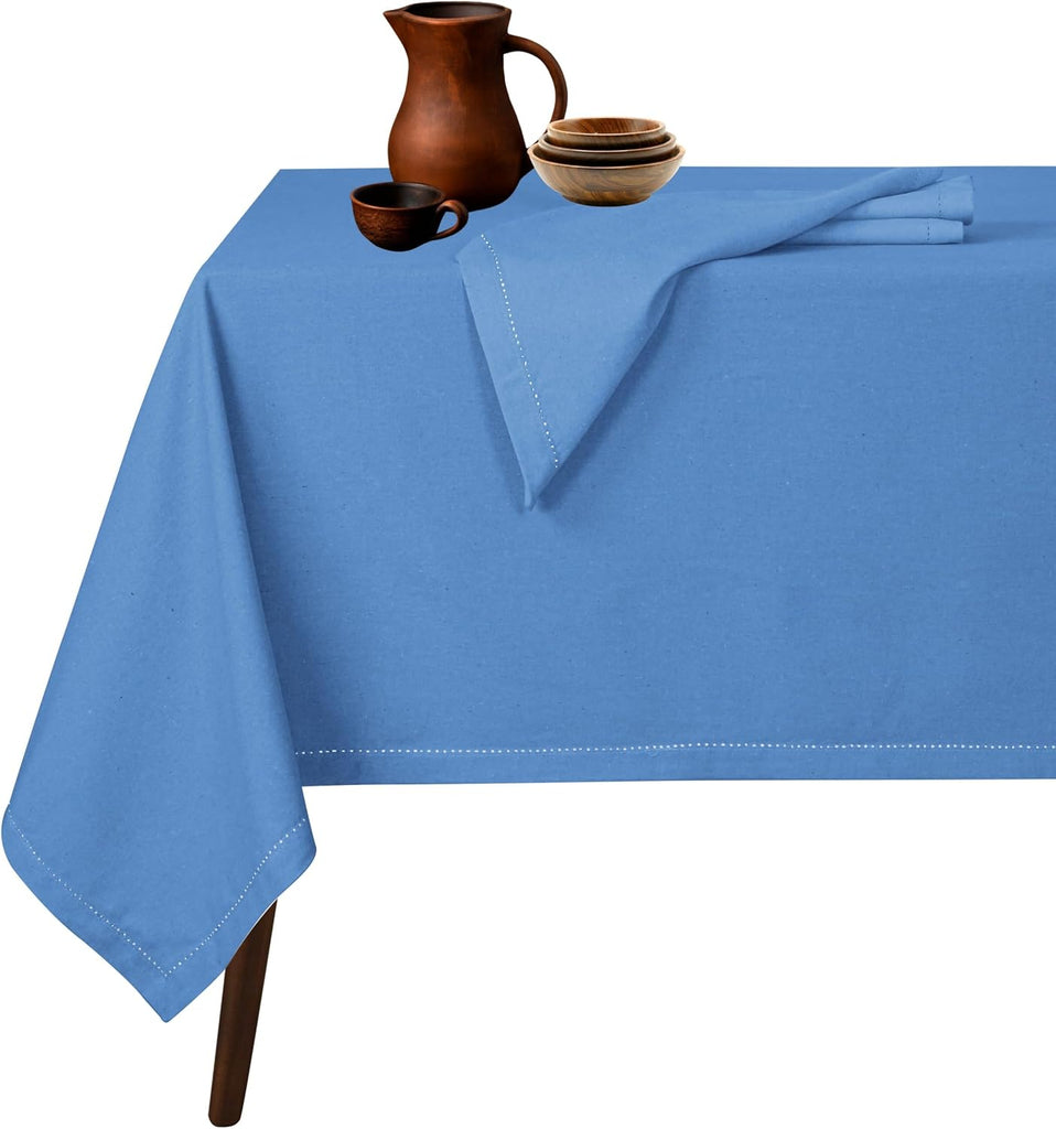 Cotton tablecloth - Sky Blue