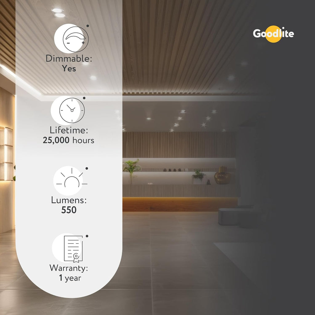 BR20 LED Spot Light Bulb, 5 Color Selectable 2700K-3000K-3500K-4100K-5000K, 550 Lumens, 7 Watt (50 Watt Equivalent)