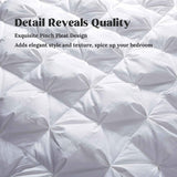 Goose Down Comforter Twin 800 Fill Power, 100% Cotton 93% Goose Down Winter Duvet Insert 700 TC