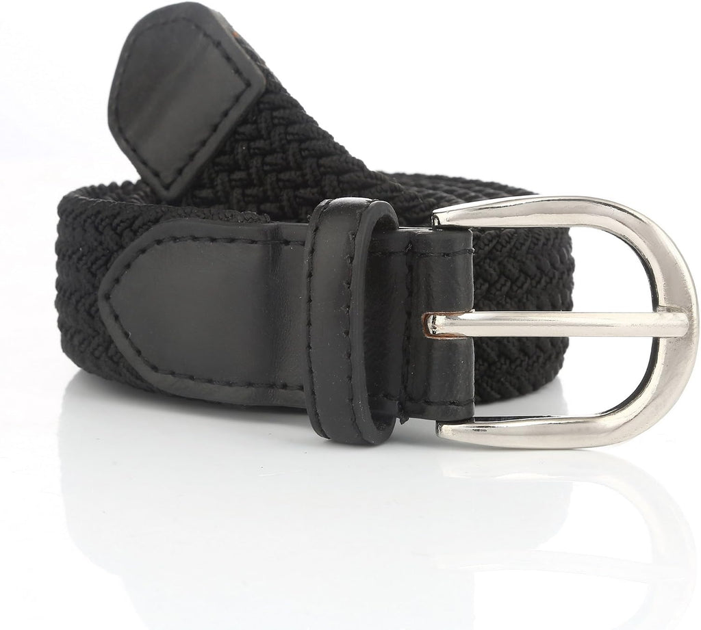 Children's Canvas Elastic Fabric Woven Stretch Braided Belts
