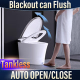 EPLO Luxury Smart Toilet with Auto Open/Close, Foam Dispenser, ADA Comfort Height Heated Seat, Warm Water/Dryer