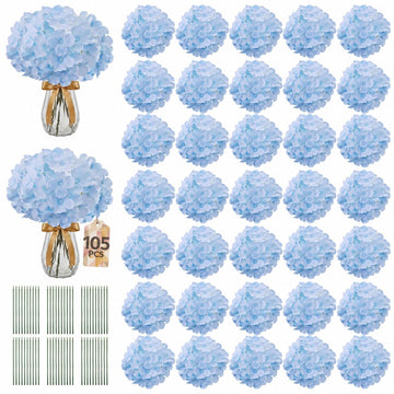 Artificial with Stronger Bendable Stems, Premium Silk Faux Bulk for DIY Wedding, Arches, Baby Showers & Large