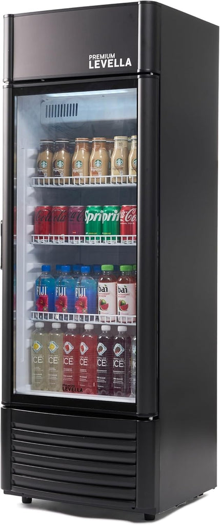 PRF657DX Glass Door Display Refrigerator 6.5 cu ft Commercial Beverage Cooler Me