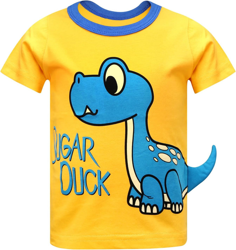 Toddler Boys Shirts Short-Sleeve Little Kids t Shirts Boys' Tops, Tees & Shirts Graphic TEE Age for Pack